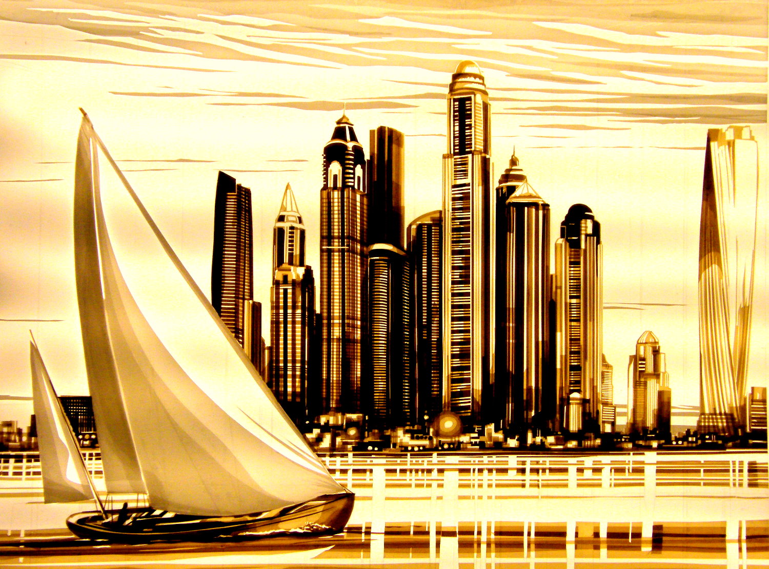 tape art, Dubai, max zorn